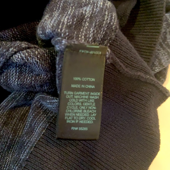 Express Cardigan Men's Small Blue Knit Button Up Classic Casual Preppy Grandpa - Picture 7 of 10